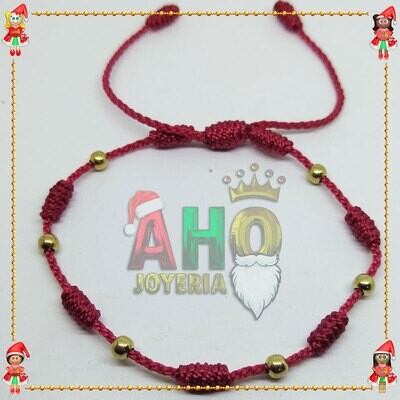Pulsera Tejida Macrame Oro18k