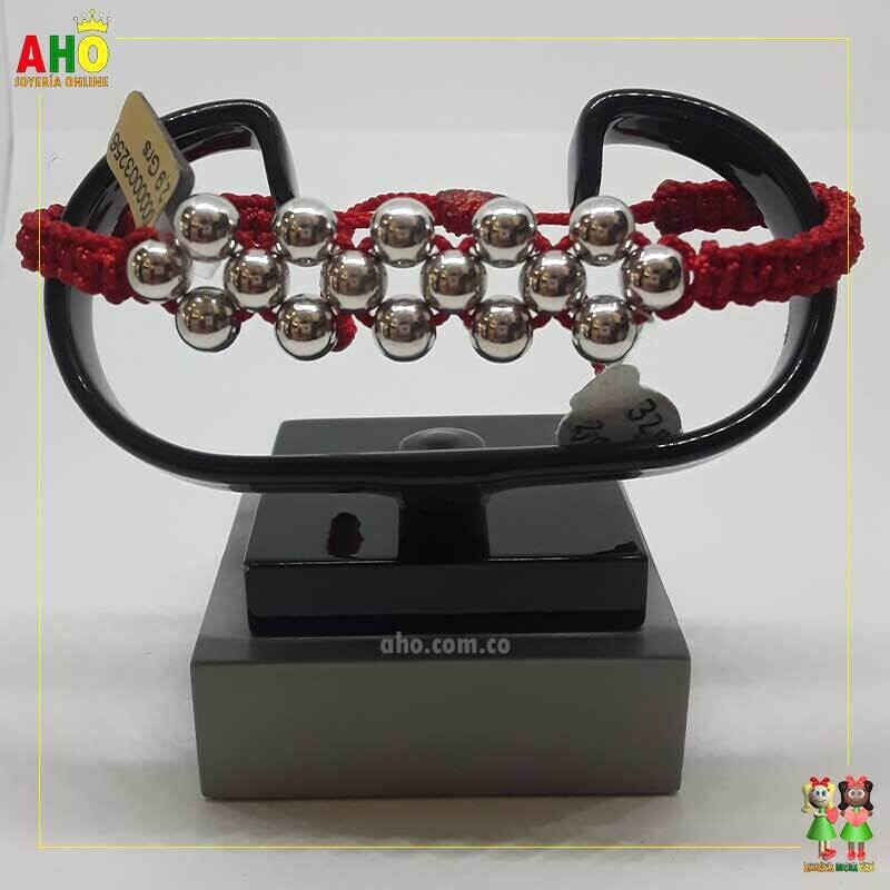 Pulsera Tejida Macrame Oro18k