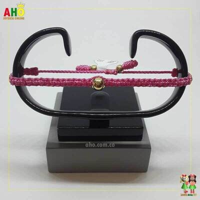 Pulsera Tejida Macrame Oro18k