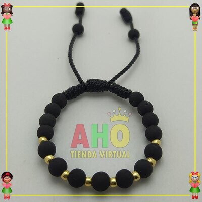Pulsera Tejida Macrame Oro18k