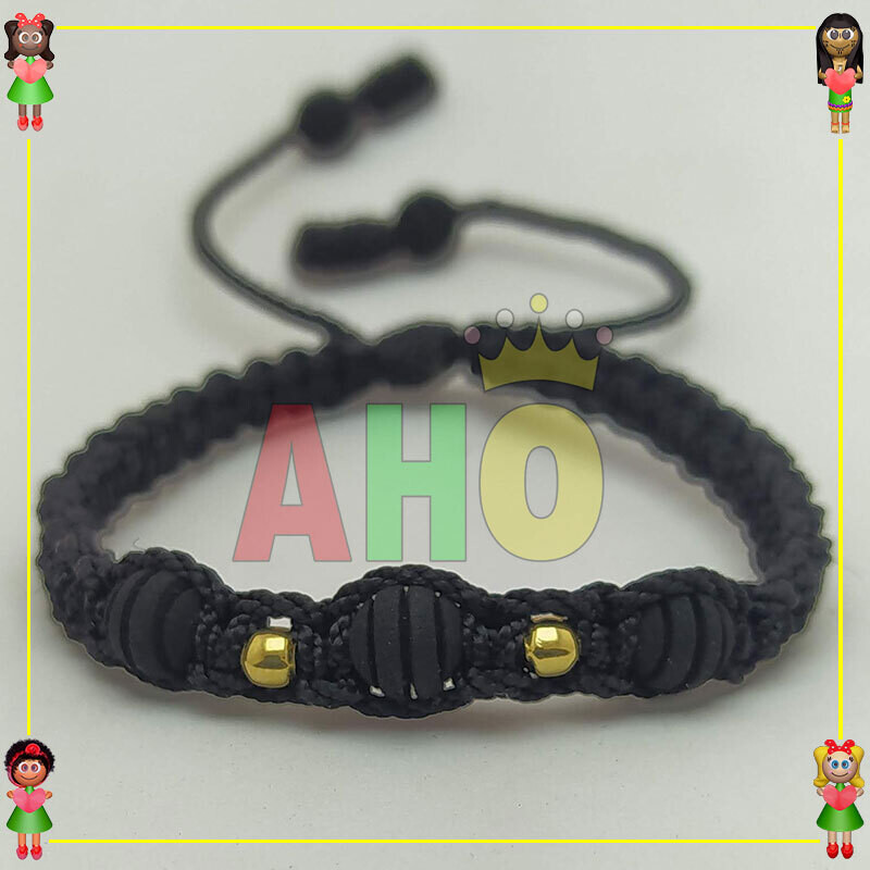 Pulsera Tejida Macrame Oro18k