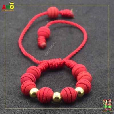 Pulsera Tejida Macrame Oro18k