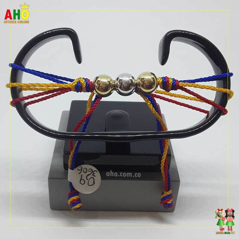 Pulsera Tejida Macrame Oro18k