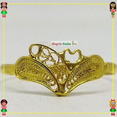 Anillo Filigrana Oro 18k
