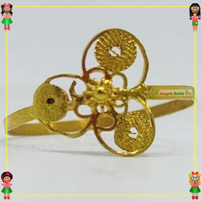 Anillo Filigrana Oro 18k