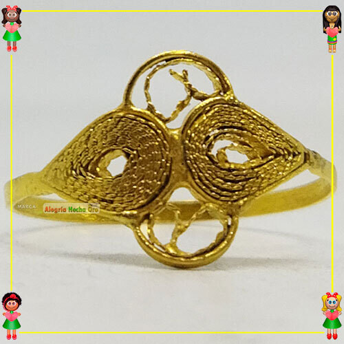 Anillo Filigrana Oro 18k