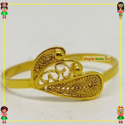 Anillo Filigrana Oro 18k