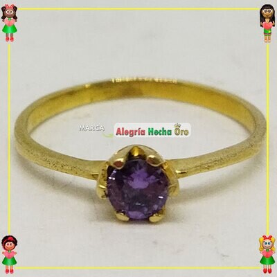 Anillo Compromiso Oro 18k