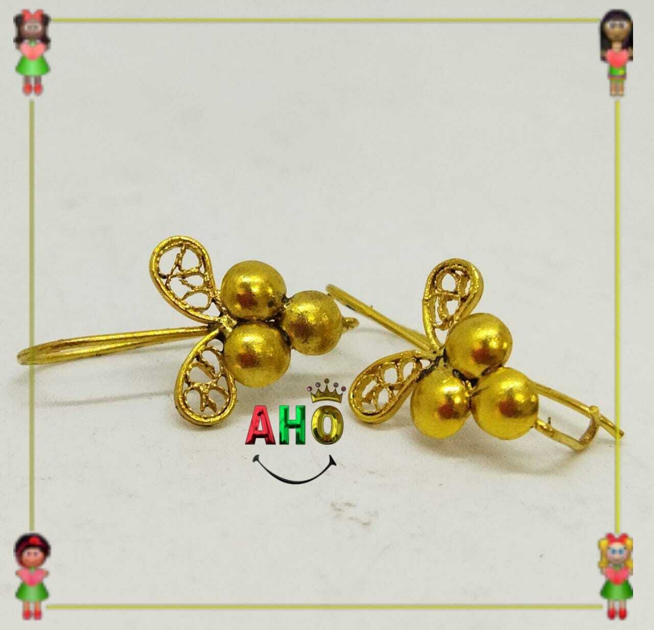 Aretes Filigrana Oro 18k