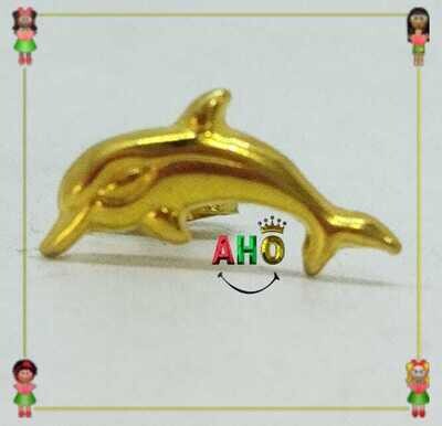 Topo Delfin Solicitario Oro18k