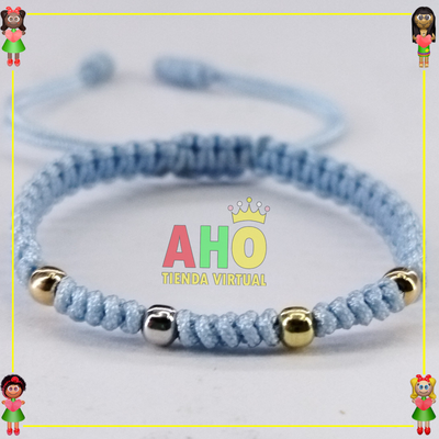Pulseras Macrame Oro18k