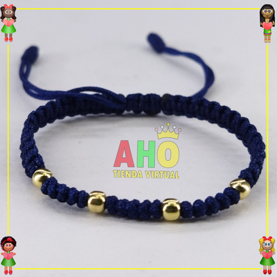 Pulseras Macrame Oro18k