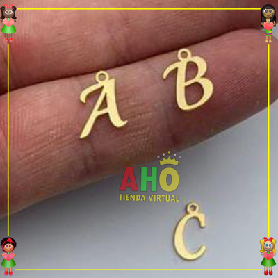 Dije letra Oro18k
