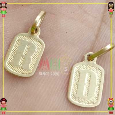 Dije letra Oro18k