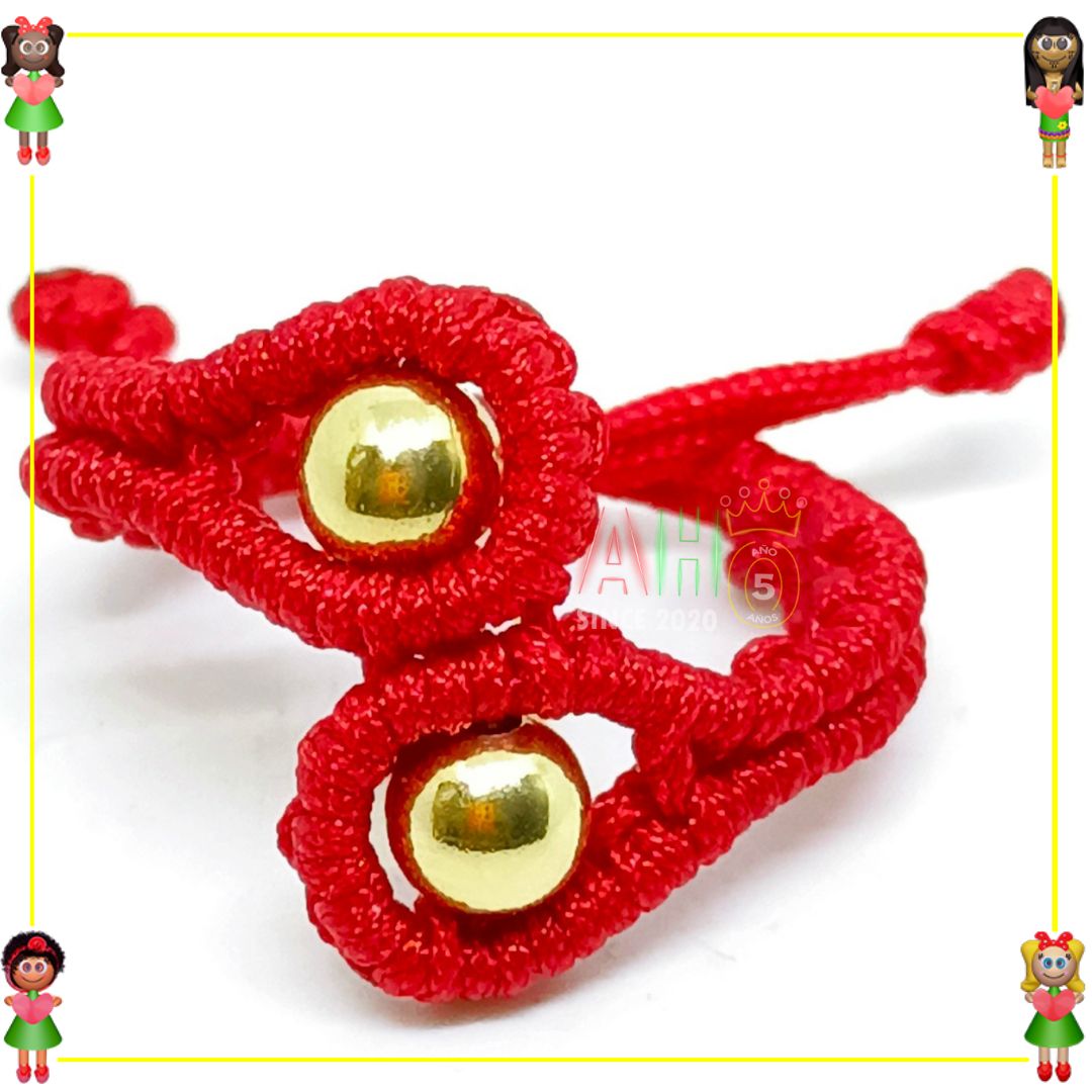 Anillo tu y yo Tejido Macrame Oro18k