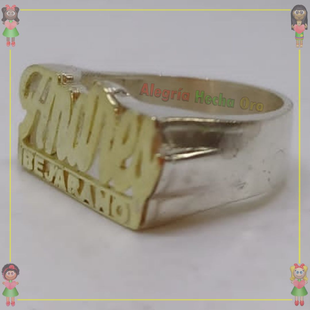 Anillo Nombre Andrés Oro18k