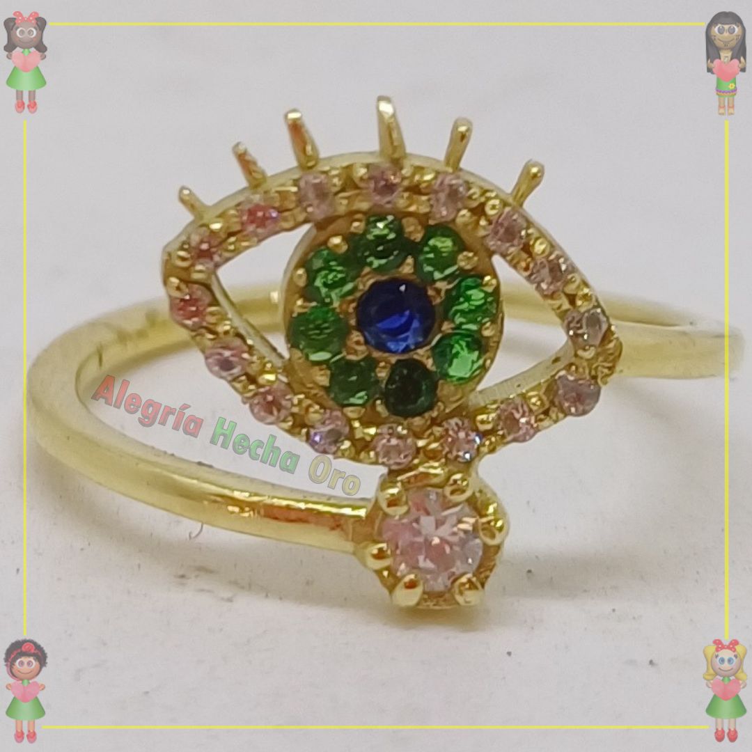 Anillo Tercer Ojo en Oro18k