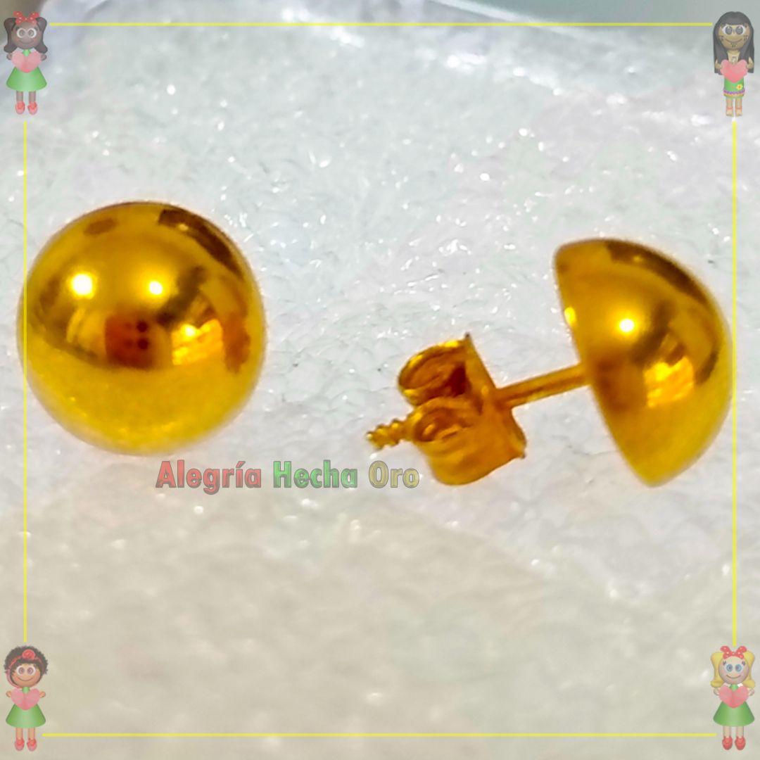 Topo media bola Oro18k