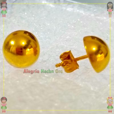 Topo media bola Oro18k