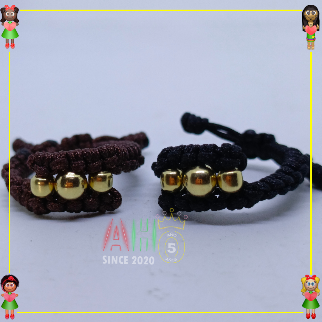 Anillos Pareja Macrame Oro18k