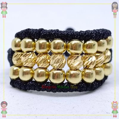 Anillo Tejido Macrame Oro18k