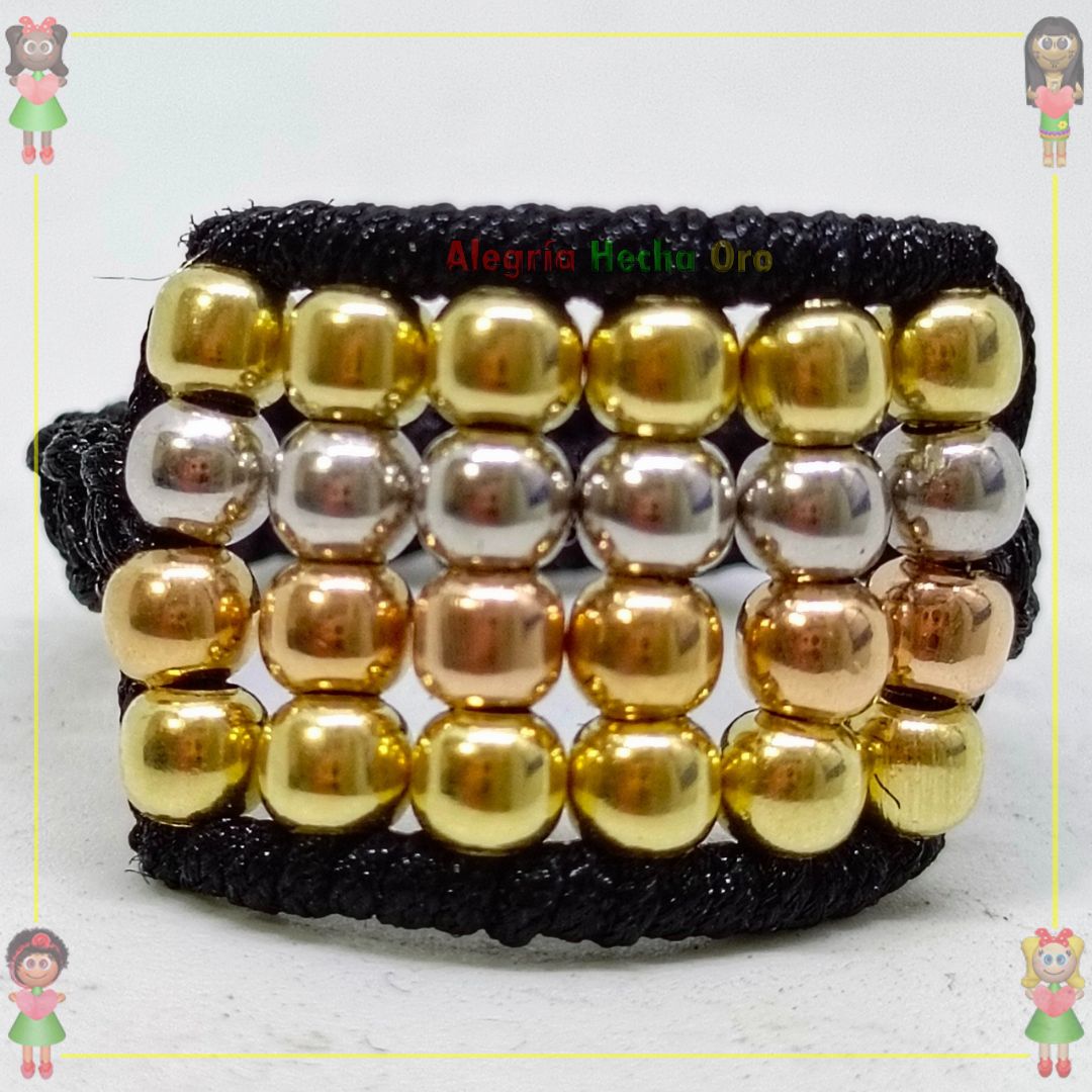 Anillo Tejido Macrame Oro18k