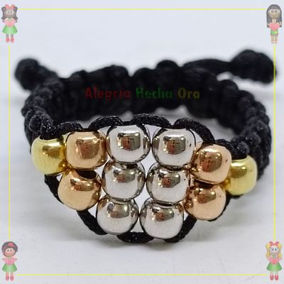 Anillo Tejido Macrame Oro18k