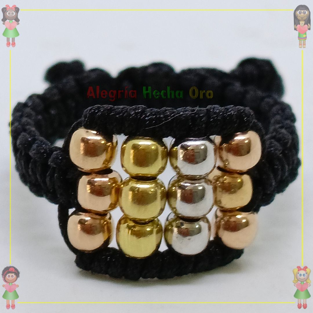 Anillo Tejido Macrame Oro18k