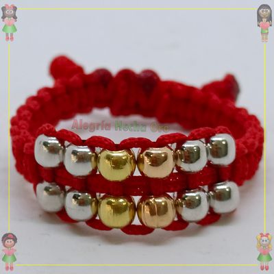 Anillo Tejido Macrame Oro18k