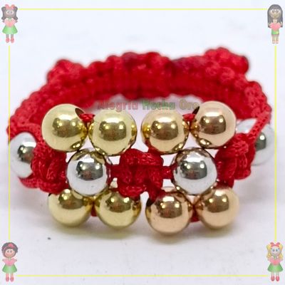 Anillo Tejido Macrame Oro18k