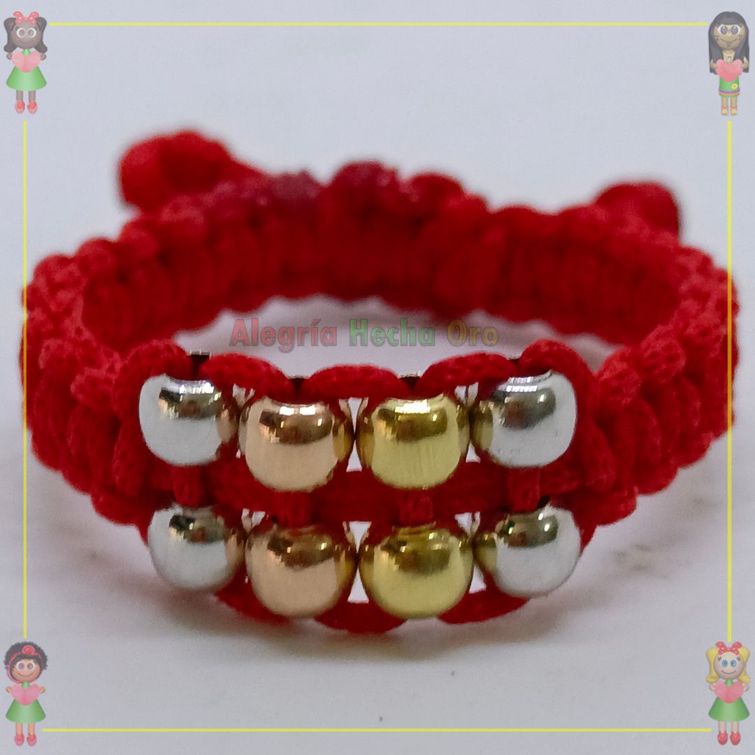 Anillo Tejido Macrame Oro18k