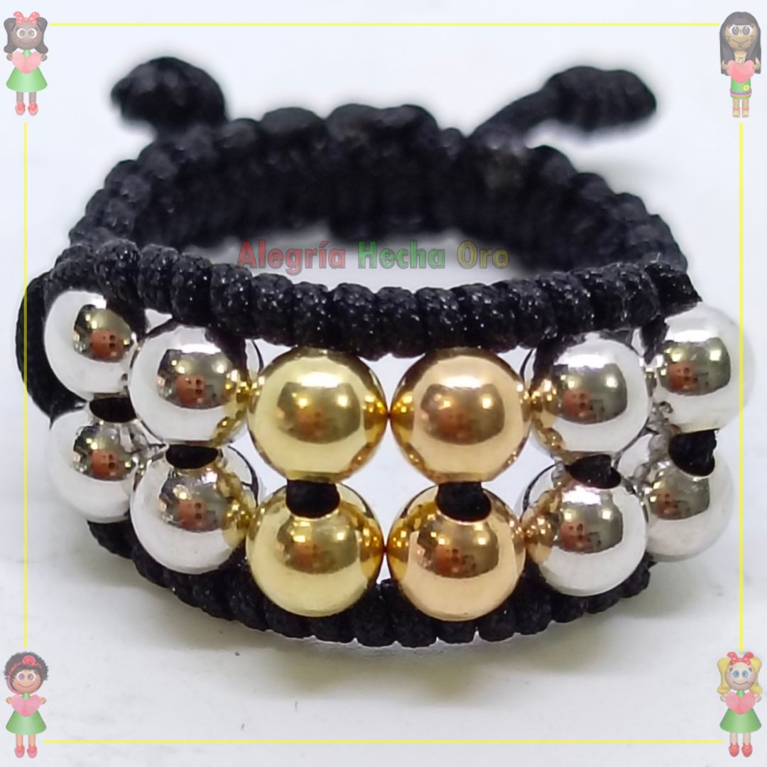 Anillo Tejido Macrame Oro18k