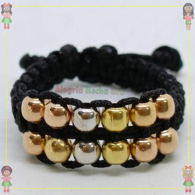 Anillo Tejido Macrame Oro18k