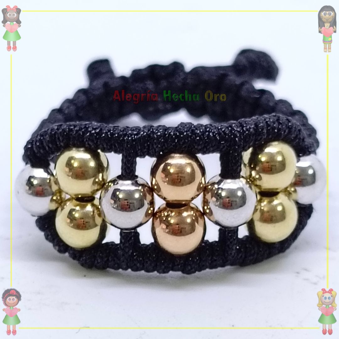 Anillo Tejido Macrame Oro18k