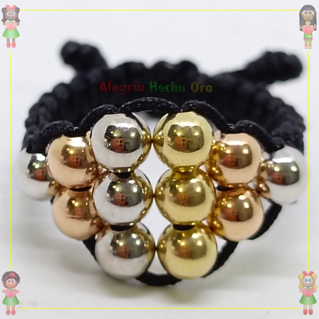 Anillo Tejido Macrame Oro18k