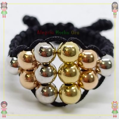 Anillo Tejido Macrame Oro18k