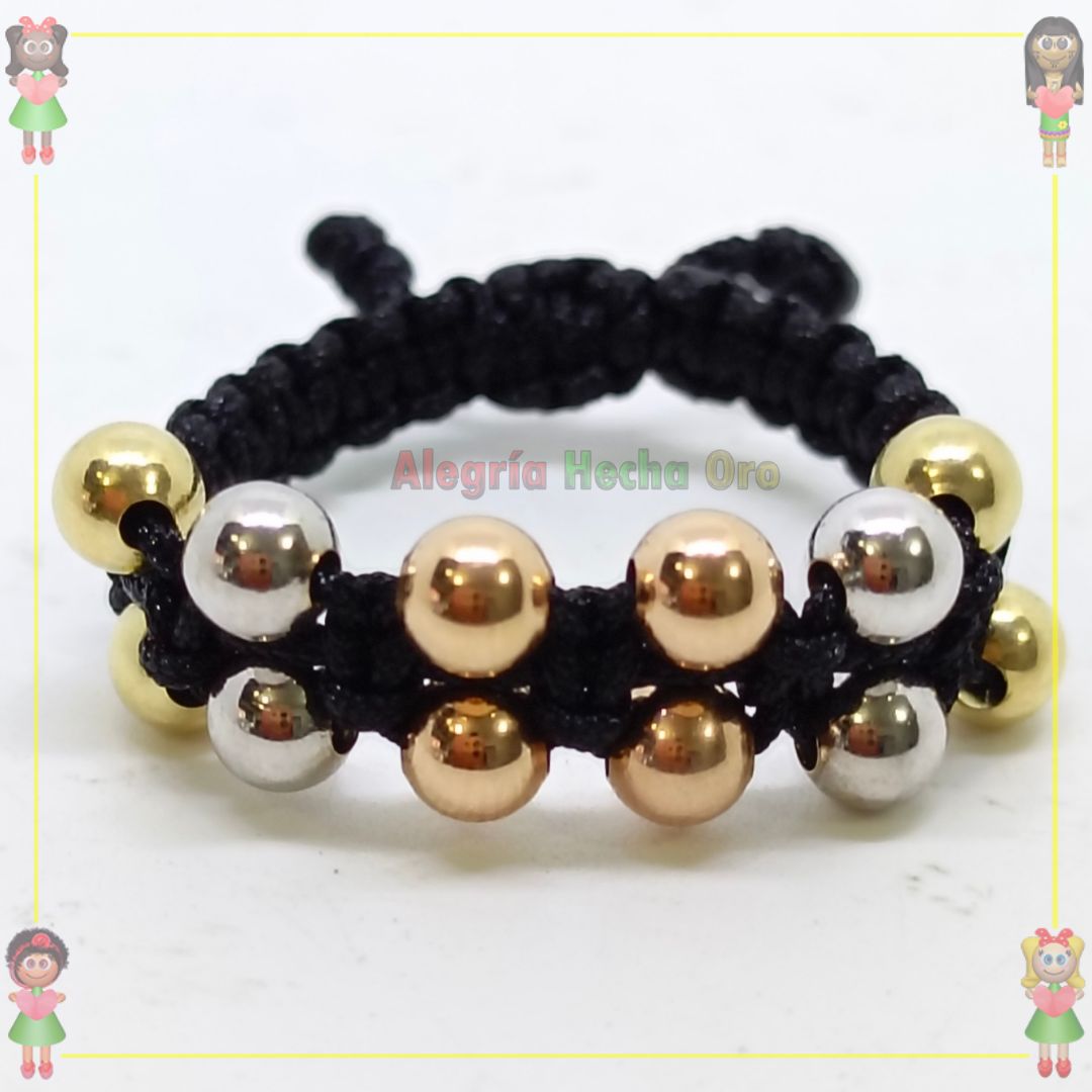 Anillo Tejido Macrame Oro18k