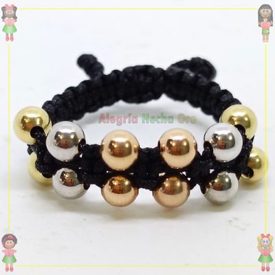 Anillo Tejido Macrame Oro18k