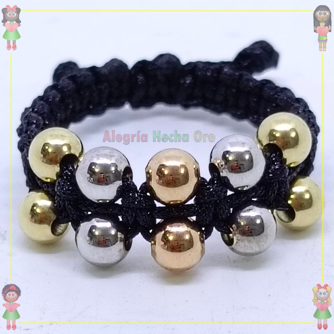 Anillo Tejido Macrame Oro18k