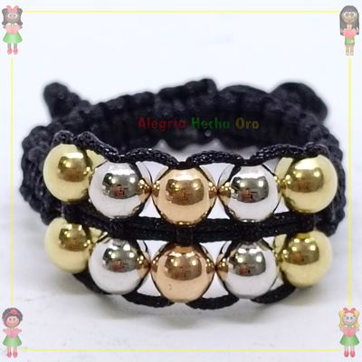 Anillo Tejido Macrame Oro18k