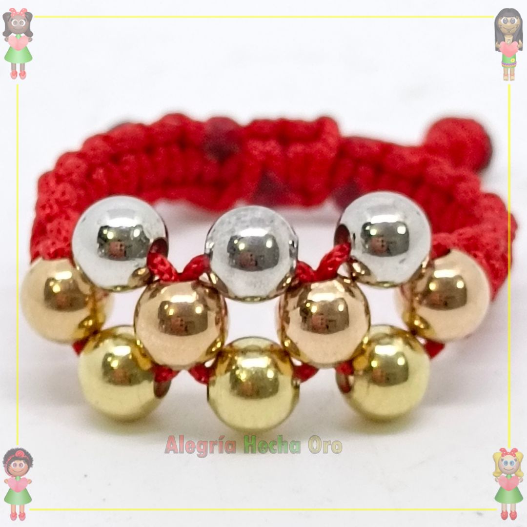 Anillo Tejido Macrame Oro18k