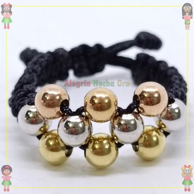 Anillo Tejido Macrame Oro18k