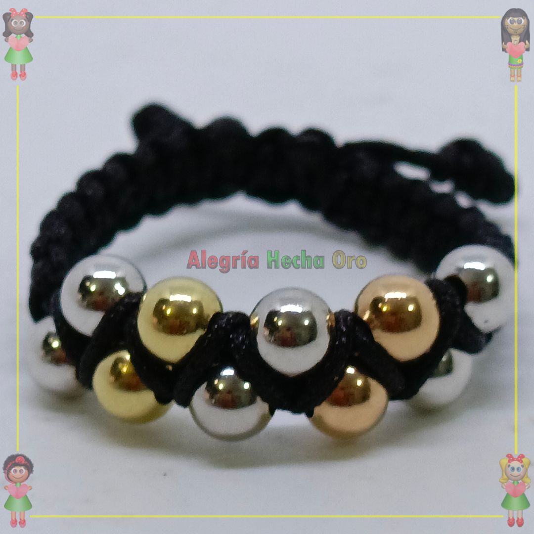 Anillo Tejido Macrame Oro18k
