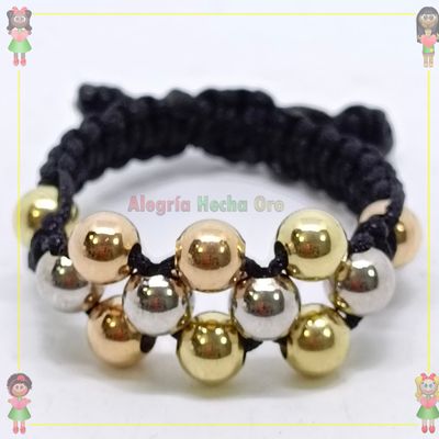 Anillo Tejido Macrame Oro18k