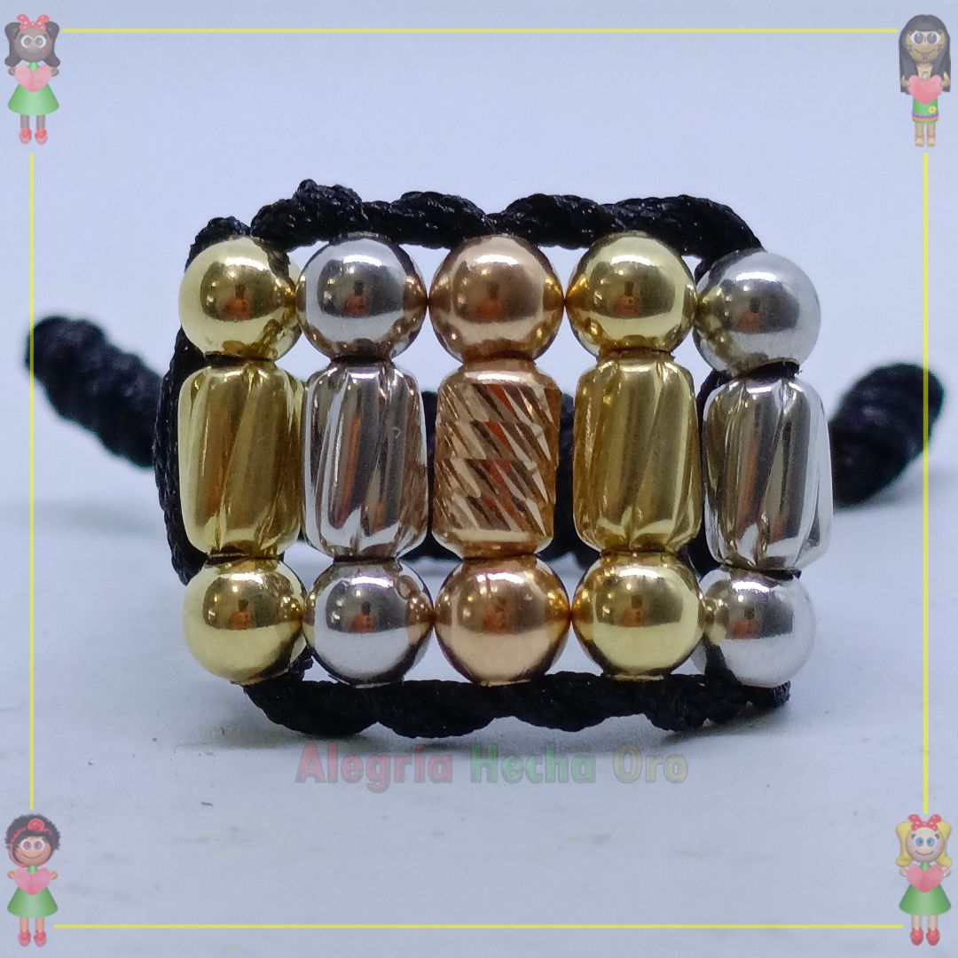 Anillo Tejido Macrame Oro18k