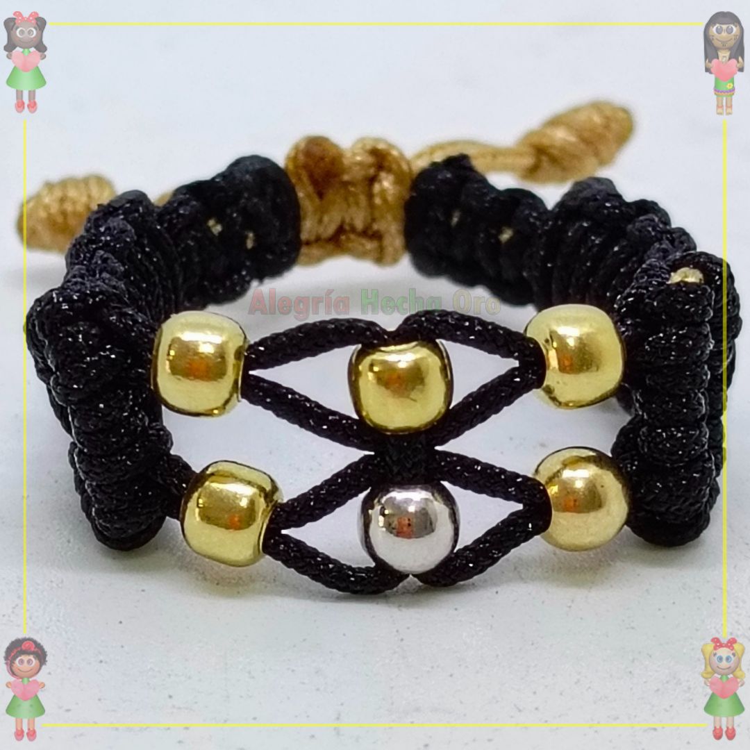 Anillo Tejido Macrame Oro18k