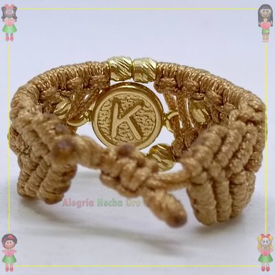 Anillo Tejido Macrame Oro18k