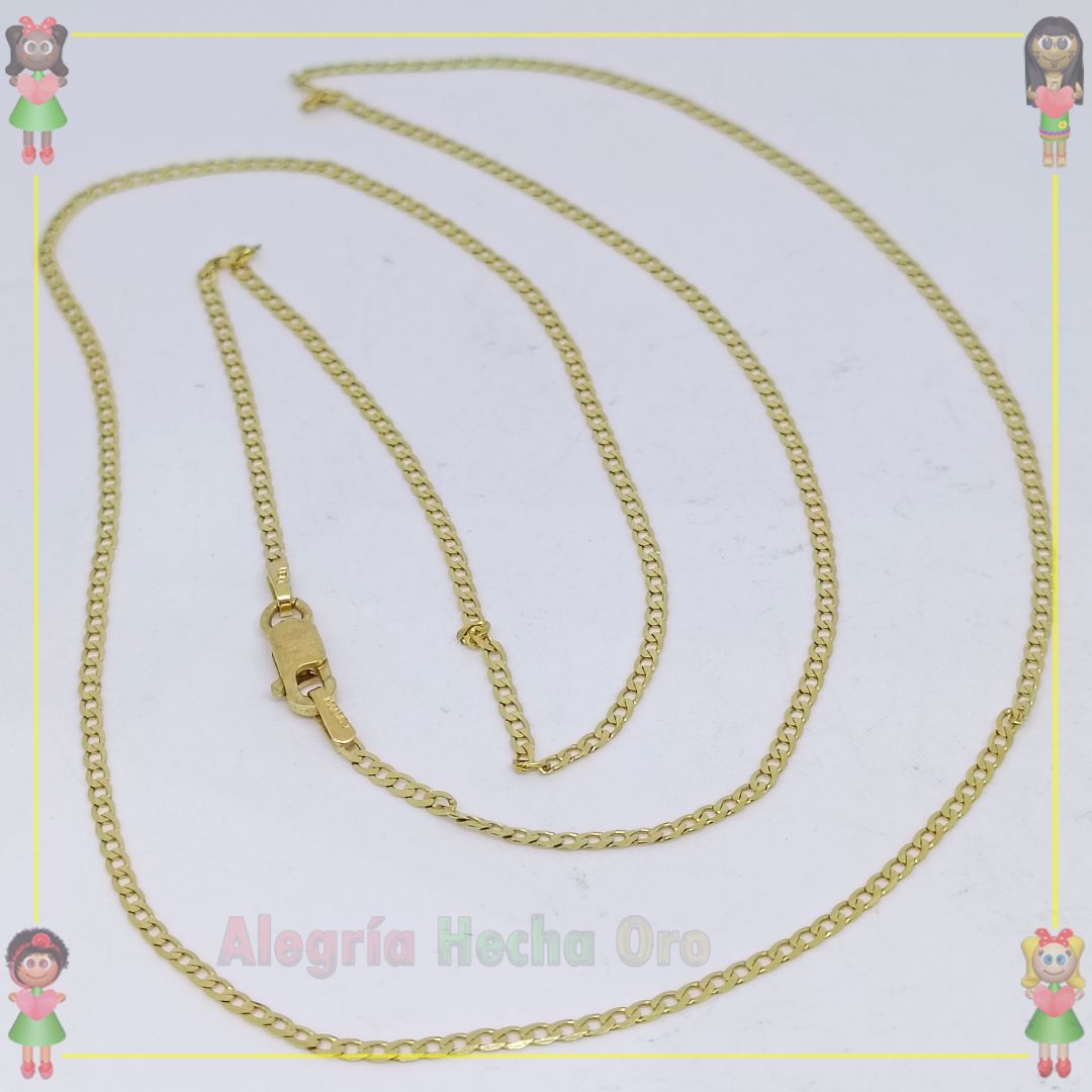 Cadena Cubana Oro18K