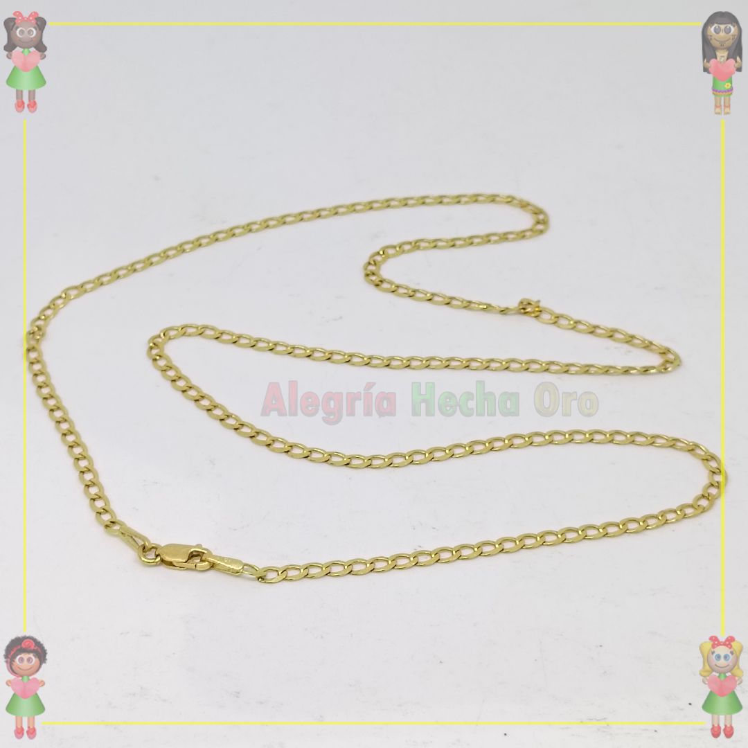 Cadena Cubana Oro18K