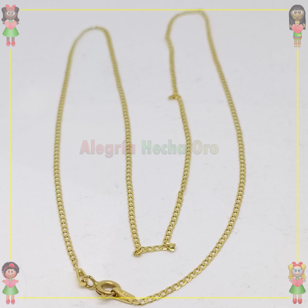 Cadena Cubana Oro18K